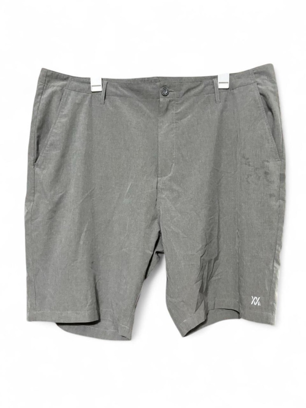 Dixxon Men's Gray Golf Shorts with Subtle Logo
